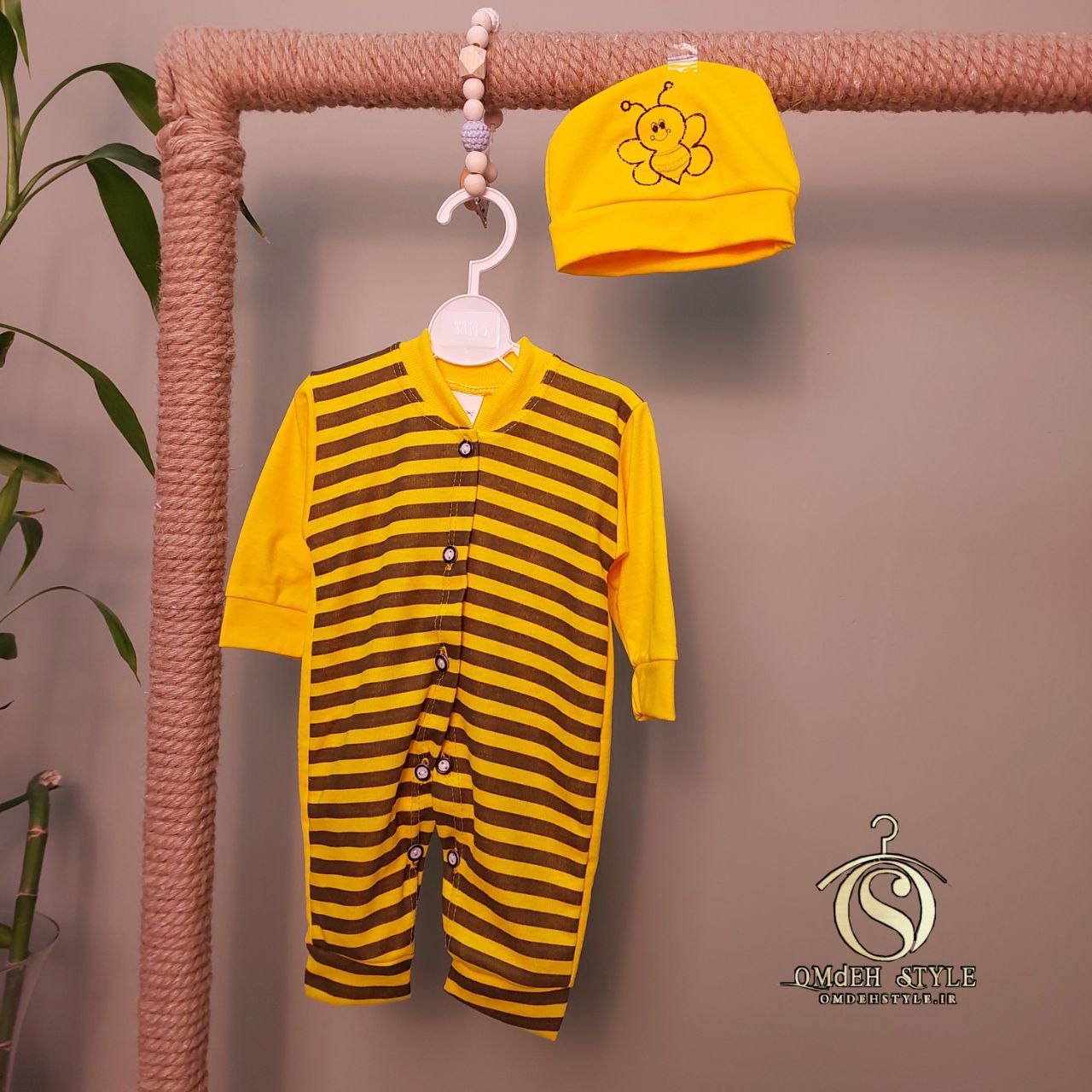 سرهمی نوزادی طرح زنبور کد 3213